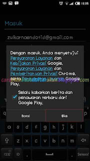 Cara Masuk Akun Google Di Android