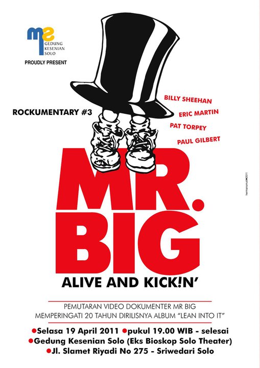 ROCKUMENTARY 3 MR BIG Alive and Kicking kerajinan  