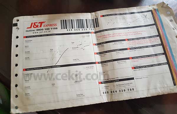 Cara Cek Nomor Resi J&T Kiriman Kab Tanah Datar