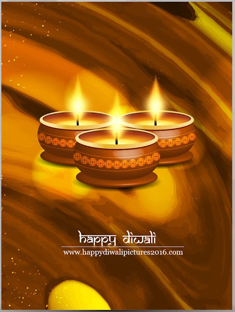 Happy Diwali Wishes / Greetings 2016 with Diya Images 2016