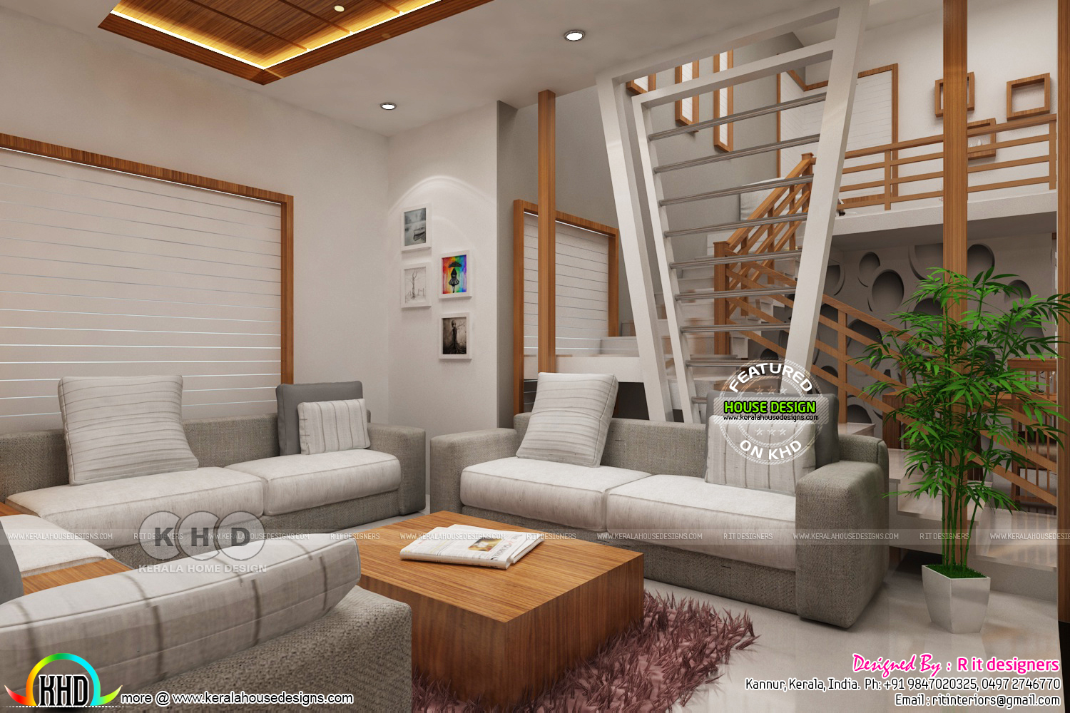  Kerala  interiors  designs  Living Kerala  home  design  and 