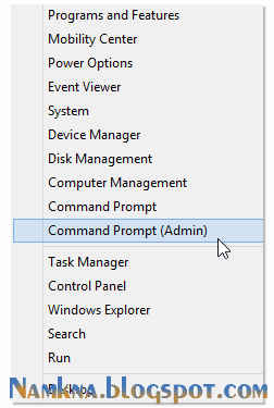 Command Prompt (admin) - Phát Wifi trên Windows 8 không dùng phần mềm