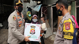 Blusukan, Kapolres Serang Datangi Warga Kurang Mampu di Kampung Ciagel