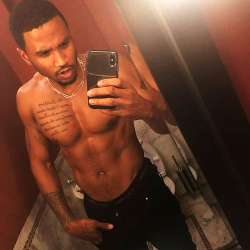 Trey Songz sem camisa