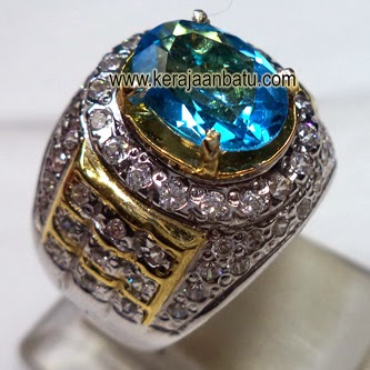 Batu Permata Natural Blue Topaz