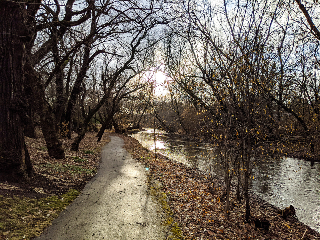 Bark River on the Ice Age Trail Hartland Segment