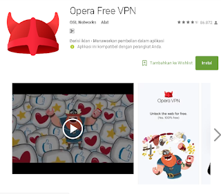 pada kesempatan hari ini aku akan memberikan beberapa gosip  Ulasan Secara Lengkap Tentang Opera Free VPN