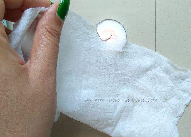 With a flame test check the purity of your baby wipes