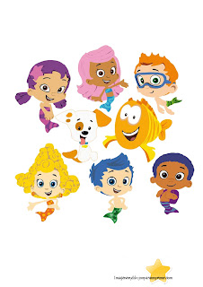 Todos los bubble guppies para imprimir