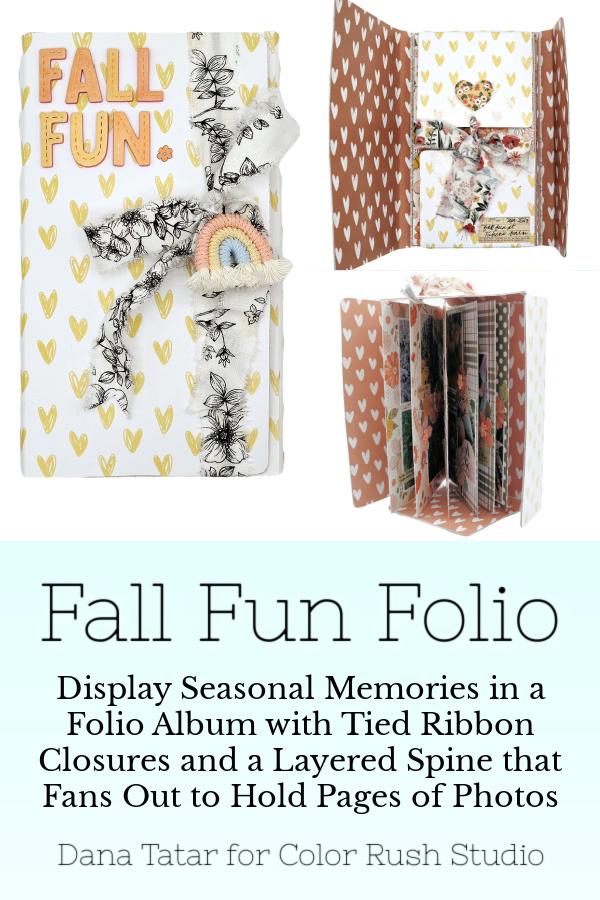 Fall Fun Folio Album Created with the September Meraki Color Kit from Color Rush Studio