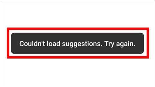 How To Fix Instagram Couldn't Load Suggestions. Try Again Problem Solved