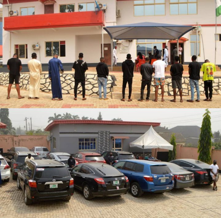 EFCC capture eleven Suspected Internet Fraudsters in Osogbo