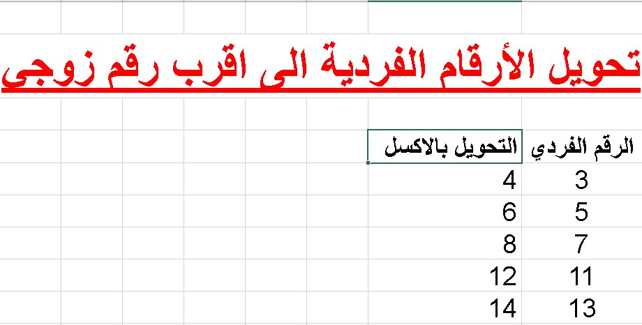 Convert single numbers in excel