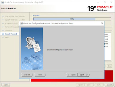 Oracle Database Gateway installer - Oracle Net Configuration