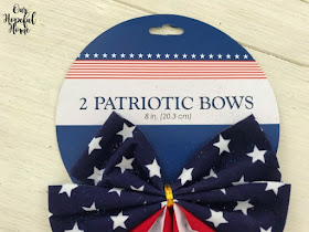 American flag bow craft spplies