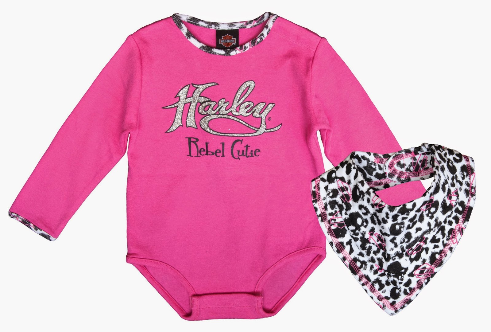 http://www.adventureharley.com/harley-davidson-infant-girl-pink-rebel-cutie-w-bib-set