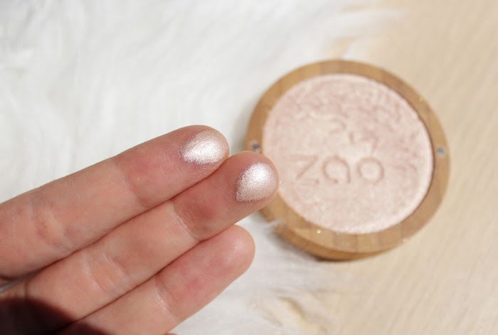 ZAO makeup highlighter swatch