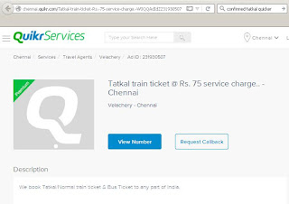 Confirmed tatkal ticket agents chennai, mumbai ,delhi ,kolkata