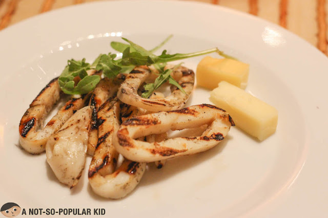 Grilled Squid in Spectrum, Fairmont