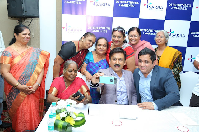 Sandalwood actor Mr. Ramesh Arvind attends a Talent show by Joint replacement patients of Sakra world Hospital