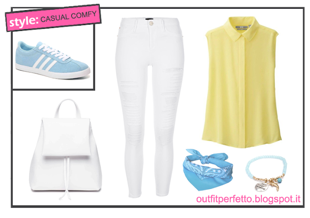 Come abbinare le SNEAKERS AZZURRE (outfit Primavera/Estate)