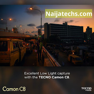 TECNO CAMON C8 pictures in low light 