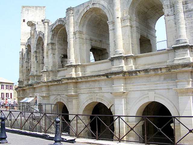 Roman amphitheatre, Arles, France. Photo by Loire Valley Time Travel.