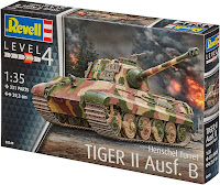 Revell 1/35 Tiger II Ausf. B Henschel Turret (03249) Colour Guide & Paint Conversion Chart