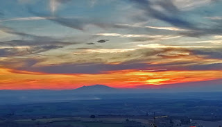 Tramonto sul Monte Vulture