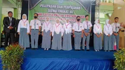 Acara Pelepasan dan perpisahan SMK Satya Praja 2 Petarukan Pemalang..