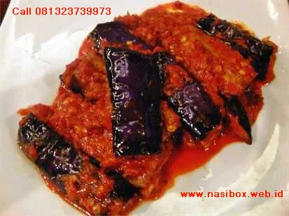 Resep terong pedas nasi box cimanggu ciwidey