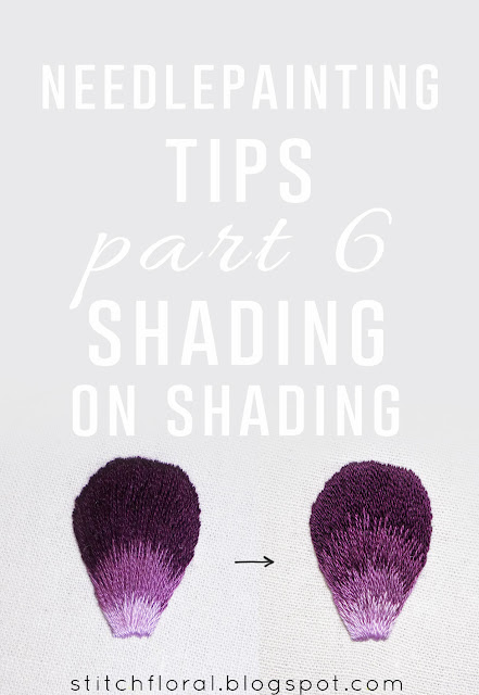 Needlepainting tips p. 6: Shading on shading