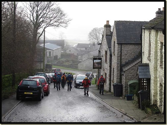 Passing the Church Inn - Chelmorton