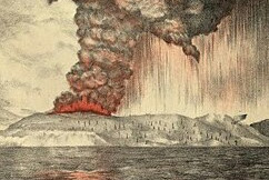 Sejarah Gunung Krakatau Purba dan munculnya Anak Krakatau