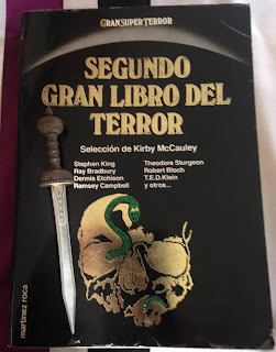 Portada del Segundo gran libro del terror, de varios autores