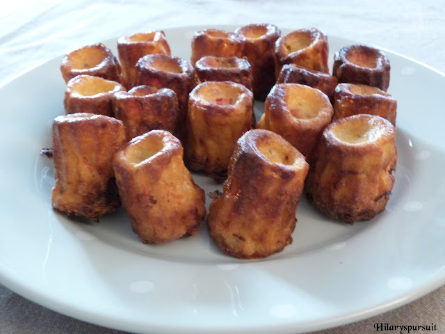 Cannelés chorizo et poivron rouge