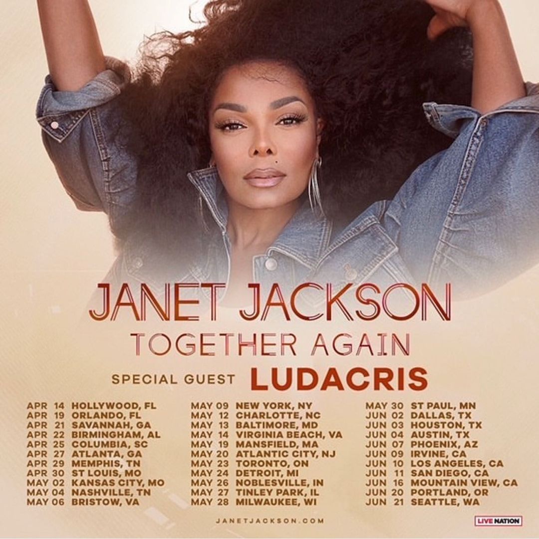 janet jackson tour ludacris