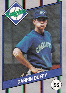 Darrin Duffy 1990 Charlotte Knights card