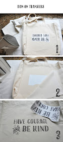 diy tote bags - canvas bags & iron on transfers | Lorrie Everitt Studio