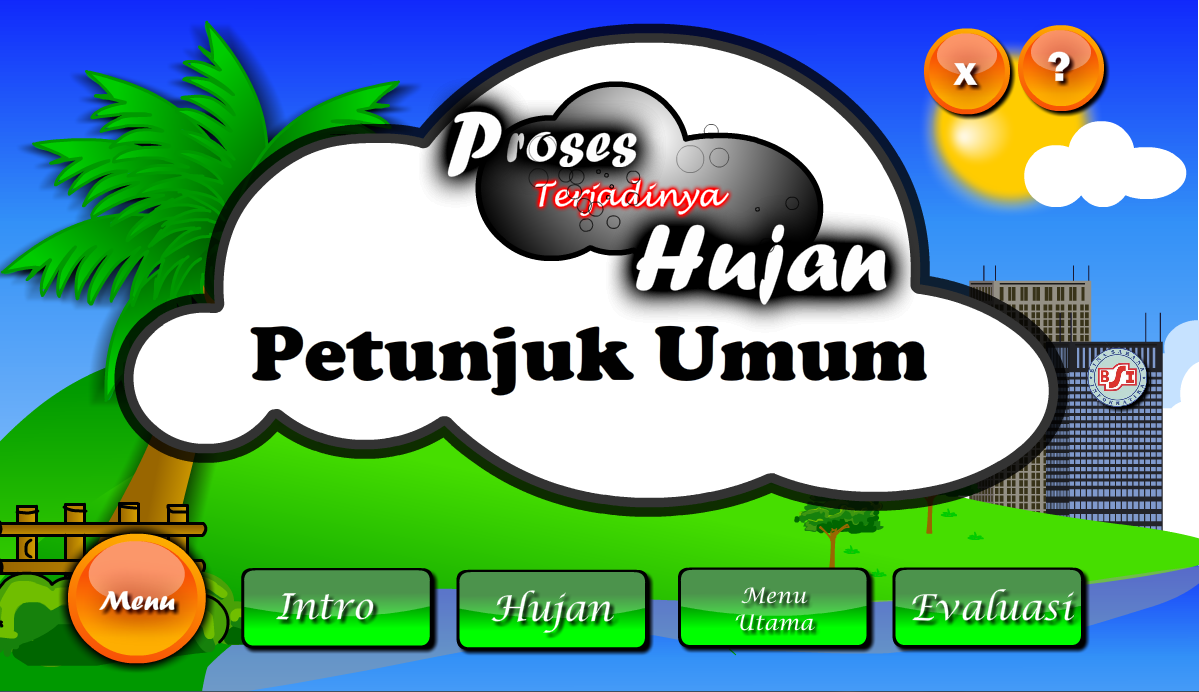 Animasi Terjadinya Hujan Tulisan Infoku