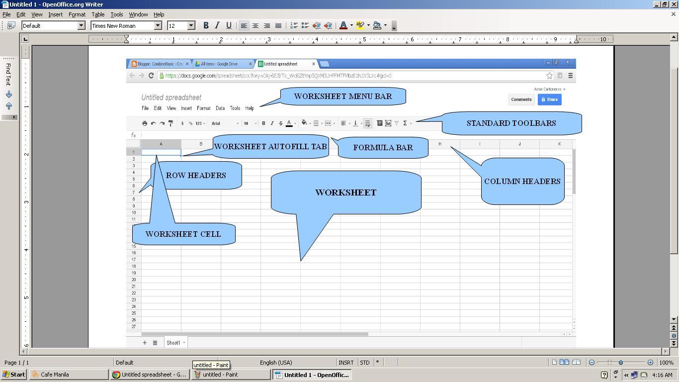 GoogleDocsSpreadsheets