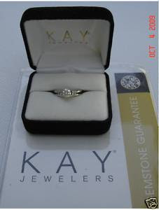 ... Diamond Ring from KAY JEWELERS with Lifetime Warranty - Size 5.5