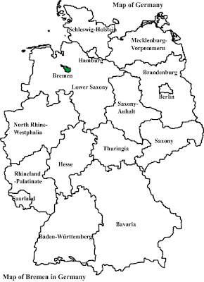 Bremen Mapa de ubicación