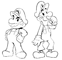 Super Mario Coloring Pages