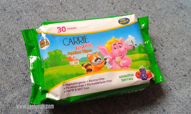 Carrie Junior Funtime Wipes 