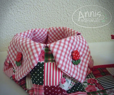 annis artesanato cestinho patchwork