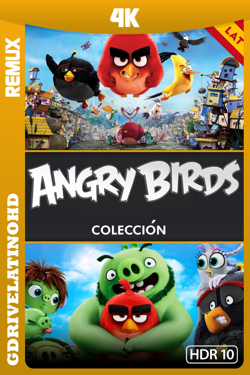 Angry Birds – Colección (2016-2019) BDRemux 4K HDR10 Latino-Inglés
