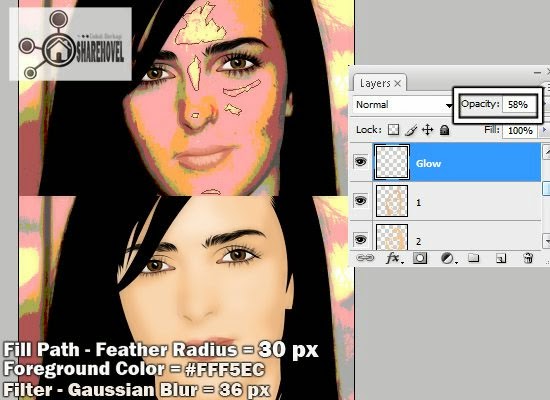 teknik tracing wajah vector menggunakan photoshop - tutorial membuat vector di photoshop - membuat foto menjadi kartun dengan photoshop