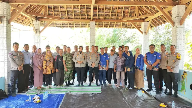 Puluhan Warga Polaman yang mengadu ke Polres Blora akibat maraknya balapan liar di Jumat Curhat Akhir September 2023