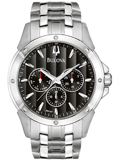 ... Mens Watches Under 200 : Bulova Men's 96C107 Black Dial Bracelet Watch